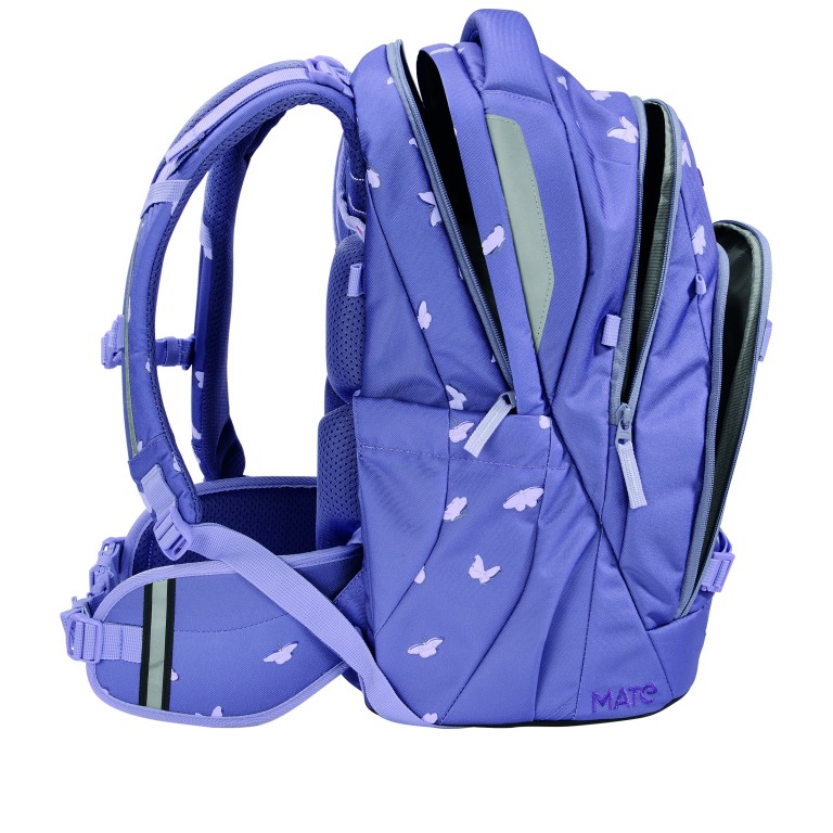 Rucksack Mate Reflective Modell 2026 30 Liter Wings, Farbe: flieder/lila, Marke: Coocazoo, EAN: 4047443544100, Abmessungen in cm: 30x44x23, Bild 8 von 10