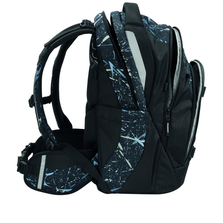 Rucksack Mate Reflective Modell 2026 30 Liter Splash, Farbe: schwarz, Marke: Coocazoo, EAN: 4047443538697, Abmessungen in cm: 30x44x23, Bild 8 von 10