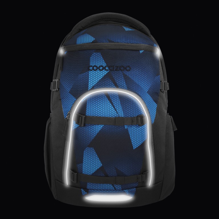 Rucksack Byte 28 Liter Electric Ice, Farbe: blau/petrol, Marke: Coocazoo, EAN: 4047443546401, Abmessungen in cm: 29x46x21, Bild 13 von 13