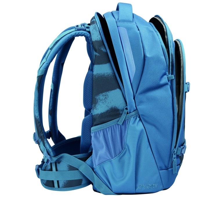 Rucksack Every 30 Liter Graffiti Groove, Farbe: blau/petrol, Marke: Coocazoo, EAN: 4047443544216, Abmessungen in cm: 33x44x22, Bild 6 von 8