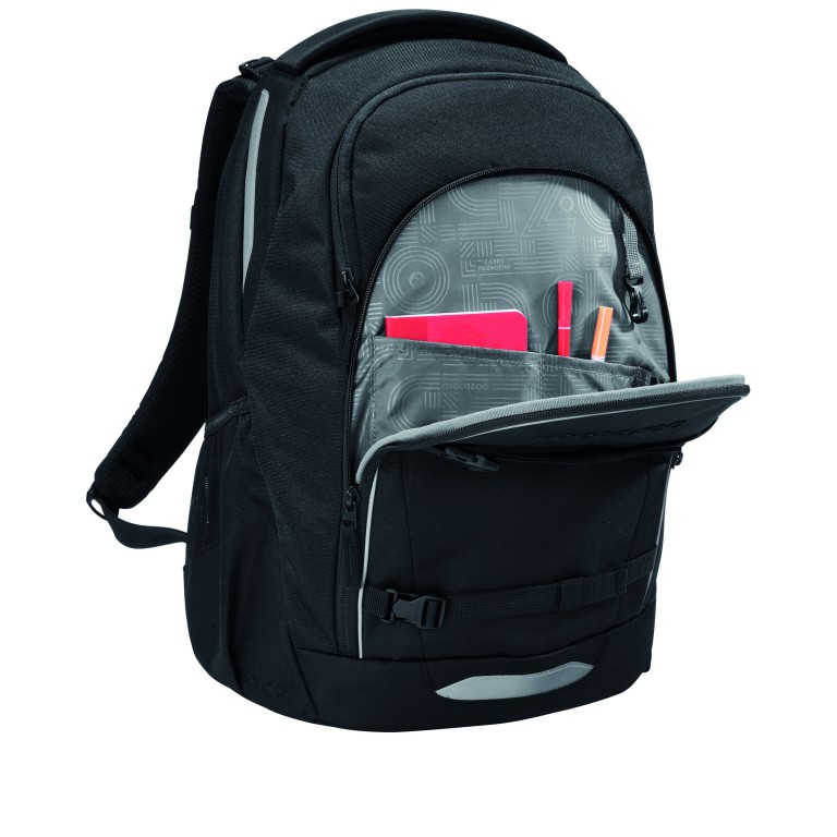 Rucksack Every 30 Liter Midnight Black, Farbe: schwarz, Marke: Coocazoo, EAN: 4047443544247, Abmessungen in cm: 33x44x22, Bild 5 von 8