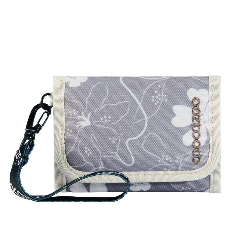 Geldbörse Vanilla Bloom, Farbe: grau, Marke: Coocazoo, EAN: 4047443545152, Abmessungen in cm: 12x8x1.5, Bild 1 von 3