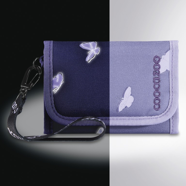 Geldbörse Special Edition Reflective Wings, Farbe: flieder/lila, Marke: Coocazoo, EAN: 4047443545190, Abmessungen in cm: 12x8x1.5, Bild 4 von 4