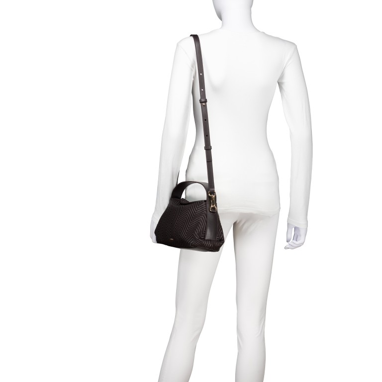 Umhängetasche Caylie Crossbody Dark Brown, Farbe: braun, Marke: BOSS, EAN: 4063551381789, Abmessungen in cm: 27.5x19.2x10.5, Bild 5 von 7