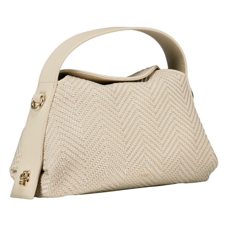 Umhängetasche Caylie Crossbody Light Beige, Farbe: beige, Marke: BOSS, EAN: 4063551381529, Abmessungen in cm: 27.5x19.2x10.5, Bild 2 von 7