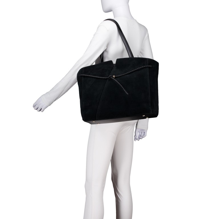 Shopper Revers Tote Small Black, Farbe: schwarz, Marke: BOSS, EAN: 4063551380997, Abmessungen in cm: 37x30x13, Bild 4 von 6