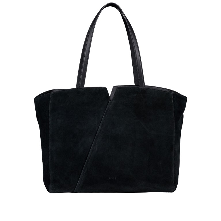 Shopper Revers Tote Small Black, Farbe: schwarz, Marke: BOSS, EAN: 4063551380997, Abmessungen in cm: 37x30x13, Bild 3 von 6