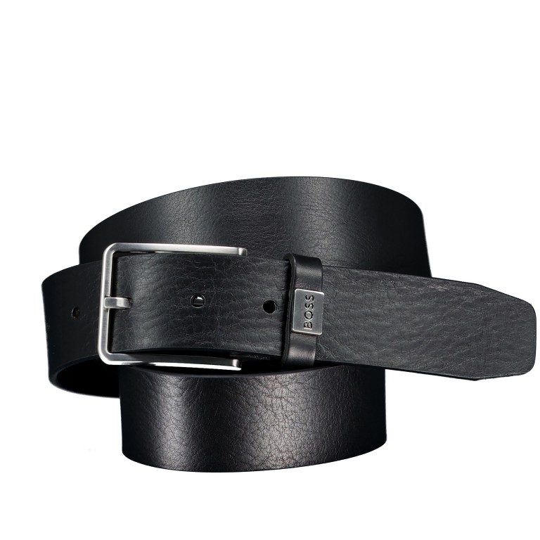 Gürtel Elio Bundweite 90 CM Black, Farbe: schwarz, Marke: BOSS, EAN: 4063543656581, Bild 1 von 1