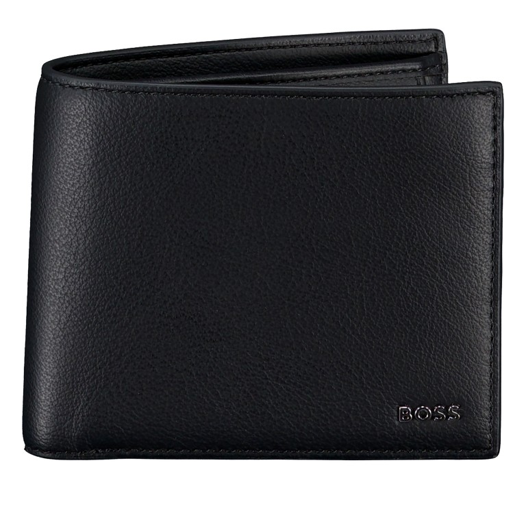 Geldbörse Jace 4CC-Coin Black, Farbe: schwarz, Marke: BOSS, EAN: 4063551368438, Abmessungen in cm: 11x9.5x2.5, Bild 1 von 4