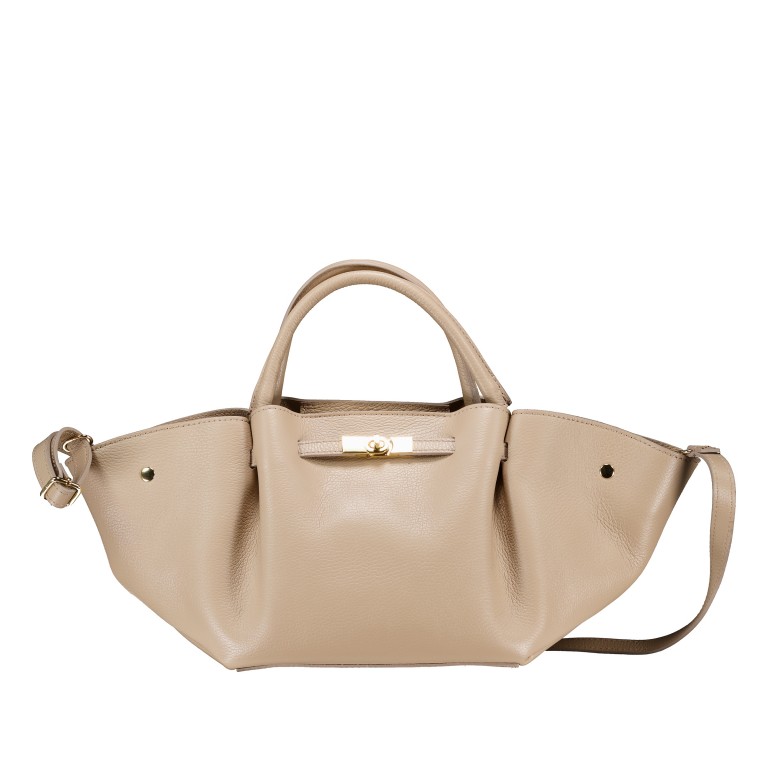 Handtasche Dollaro Sand, Farbe: beige, Marke: Hausfelder Manufaktur, EAN: 4065646029071, Abmessungen in cm: 23x22x14.5, Bild 1 von 7