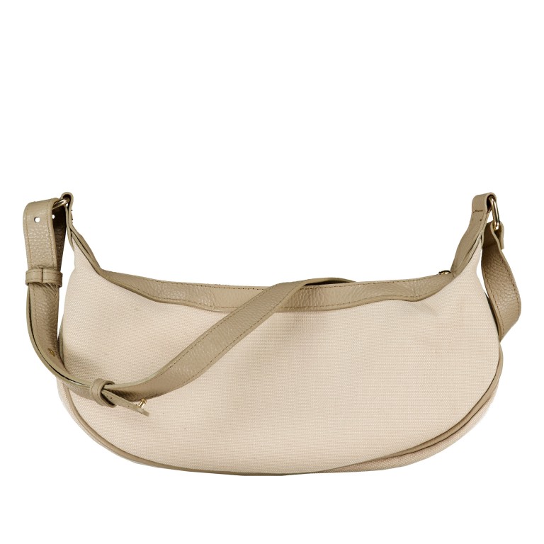 Umhängetasche Canvas Taupe, Farbe: taupe/khaki, Marke: Hausfelder Manufaktur, EAN: 4065646029125, Abmessungen in cm: 35.5x18x8, Bild 3 von 6