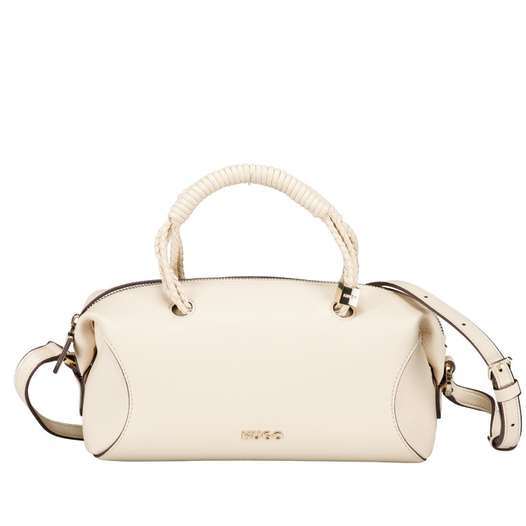 Handtasche Brielle Tote Small Open White, Farbe: beige, Marke: HUGO, EAN: 4063551361583, Abmessungen in cm: 25.5x13x12, Bild 1 von 7