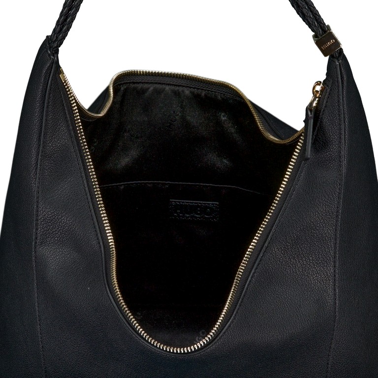 Beuteltasche Brielle Hobo Black, Farbe: schwarz, Marke: HUGO, EAN: 4063551361415, Abmessungen in cm: 31.5x34x11.5, Bild 6 von 6