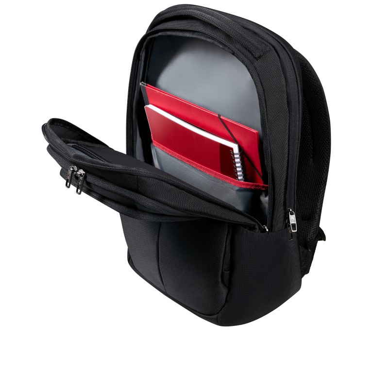 Rucksack Guardit 3.0 Laptop Backpack L 17,3 Zoll Black, Farbe: schwarz, Marke: Samsonite, EAN: 5400520328427, Abmessungen in cm: 32x48x20.5, Bild 8 von 9