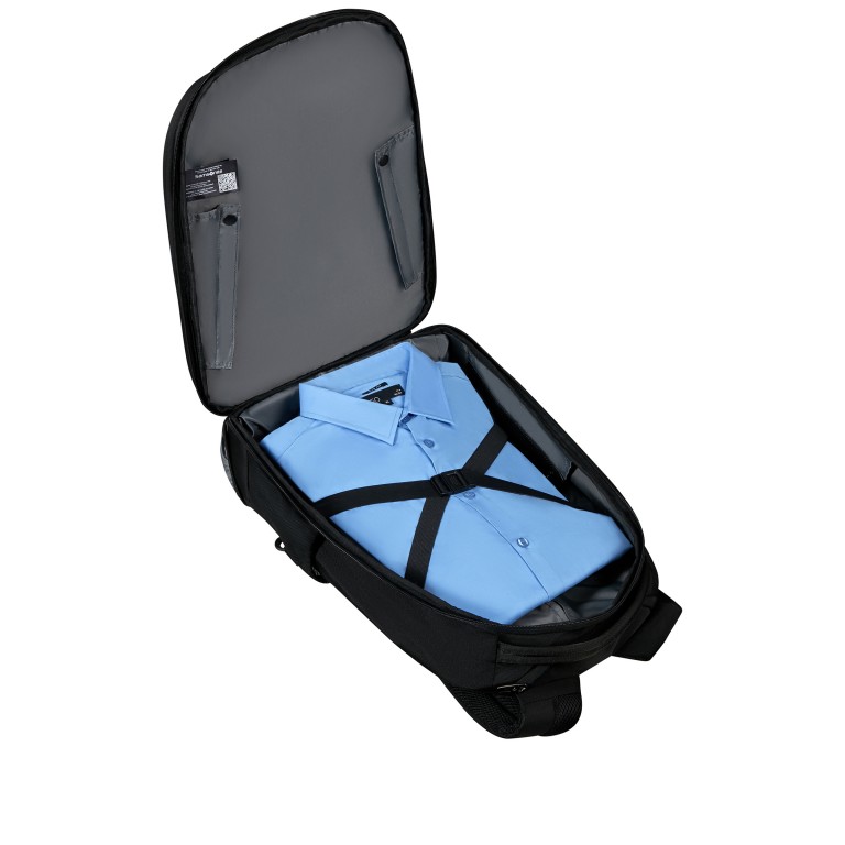 Rucksack Guardit 3.0 Backpack Wheels 15.6 Zoll mit Smart Sleeve Black, Farbe: schwarz, Marke: Samsonite, EAN: 5400520328519, Abmessungen in cm: 33.5x48x20, Bild 9 von 9