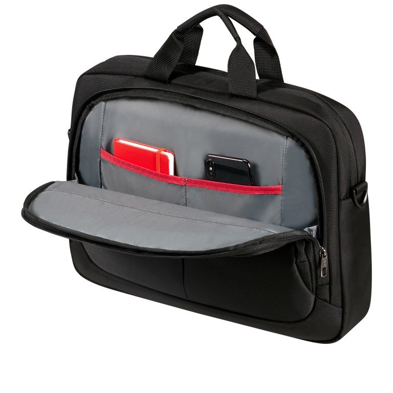 Notebooktasche Guardit 3.0 Briefcase 17,3 Zoll Black, Farbe: schwarz, Marke: Samsonite, EAN: 5400520328502, Abmessungen in cm: 43x32x10, Bild 7 von 8
