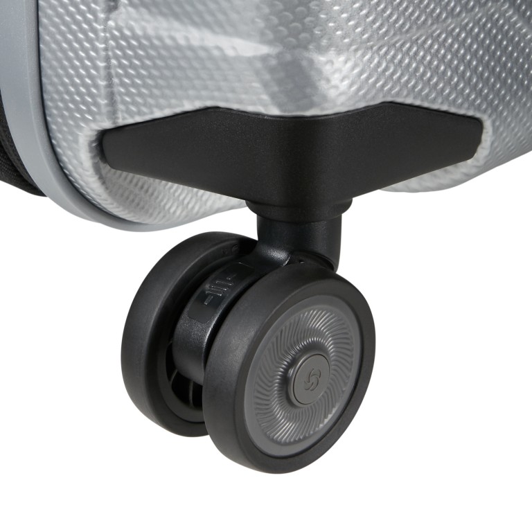 Koffer Proxis Spinner 55 expandable Silver, Farbe: metallic, Marke: Samsonite, EAN: 5400520379528, Abmessungen in cm: 40x55x20, Bild 16 von 17