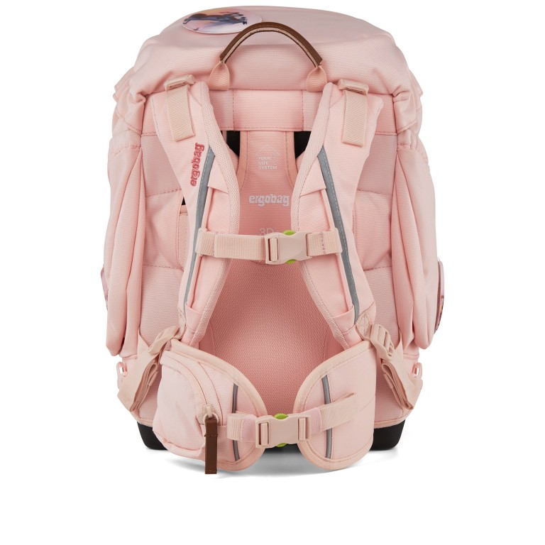 Schulranzen Pack Nordic Horizon Edition Set 6-teilig UnzähmBär, Farbe: rosa/pink, Marke: Ergobag, EAN: 4057081218448, Abmessungen in cm: 28x40x25, Bild 5 von 9