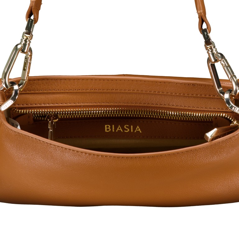 Umhängetasche Path Cuoio, Farbe: cognac, Marke: Biasia, EAN: 8051941033581, Abmessungen in cm: 26x25x9, Bild 8 von 8
