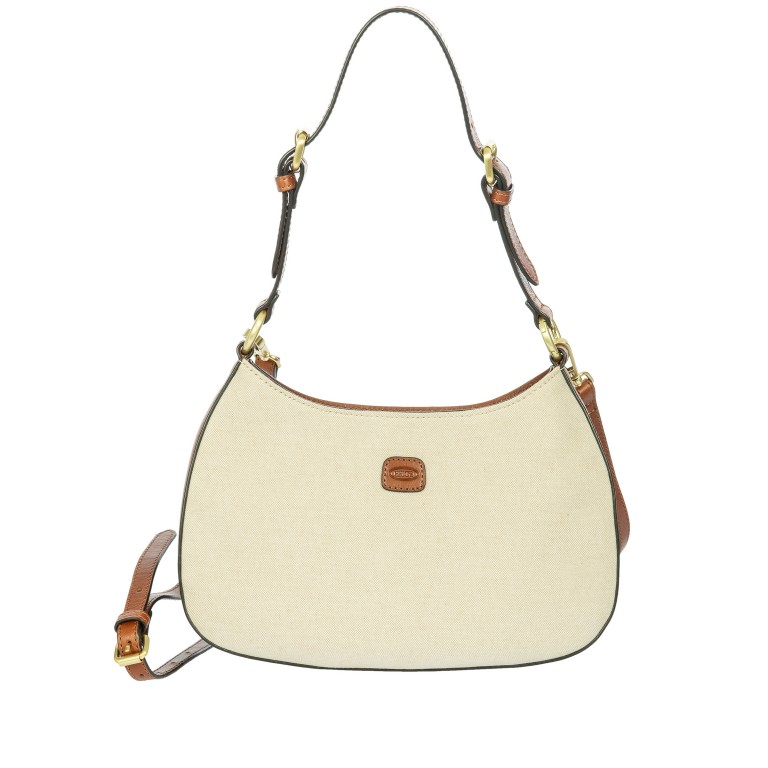 Beuteltasche Volterra Trama Shoulder Bag Cappuccino, Farbe: beige, Marke: Brics, EAN: 8016623984964, Abmessungen in cm: 23x15x10, Bild 1 von 7