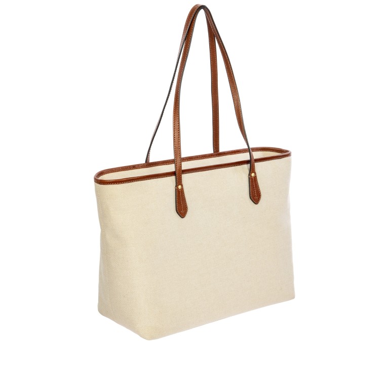 Shopper Volterra Trama Cappuccino, Farbe: beige, Marke: Brics, EAN: 8016623984988, Abmessungen in cm: 35x27x17, Bild 4 von 7