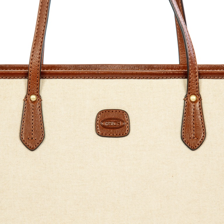 Shopper Volterra Trama Cappuccino, Farbe: beige, Marke: Brics, EAN: 8016623984988, Abmessungen in cm: 35x27x17, Bild 7 von 7