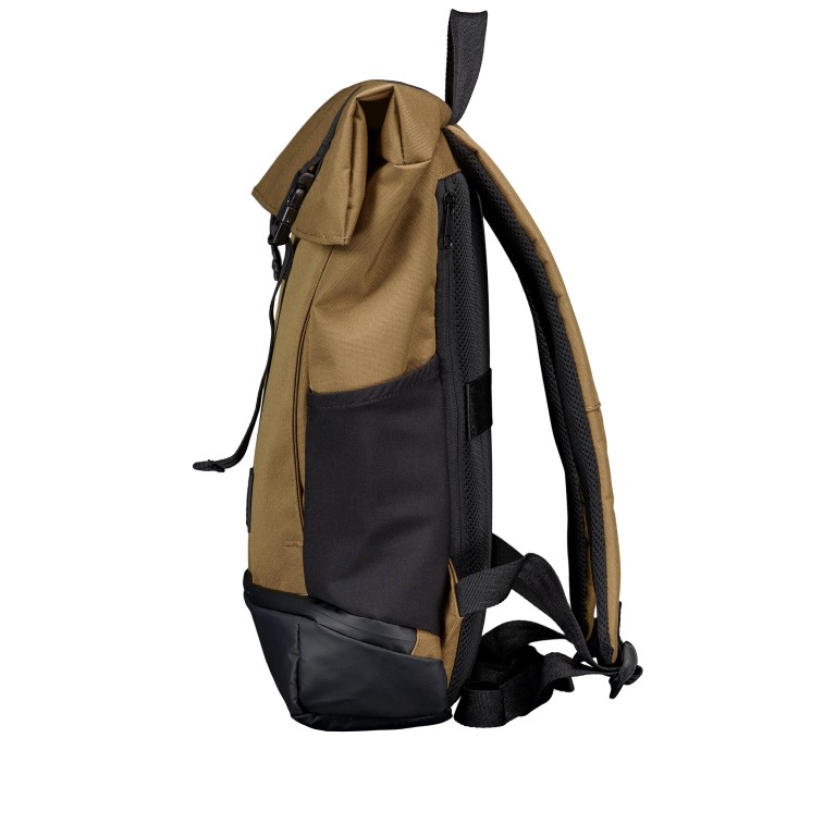 Rucksack New Ham Eddie MVF Mud, Farbe: cognac, Marke: Strellson, EAN: 4048835291800, Abmessungen in cm: 27x46x10, Bild 3 von 9