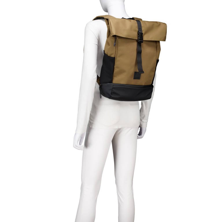 Rucksack New Ham Eddie MVF Mud, Farbe: cognac, Marke: Strellson, EAN: 4048835291800, Abmessungen in cm: 27x46x10, Bild 5 von 9