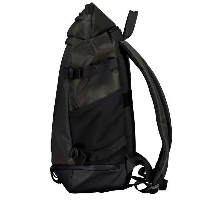 Rucksack New Ham Sebastian LVZ Dark Olive, Farbe: grün/oliv, Marke: Strellson, EAN: 4048835291176, Abmessungen in cm: 32x53x16, Bild 3 von 6