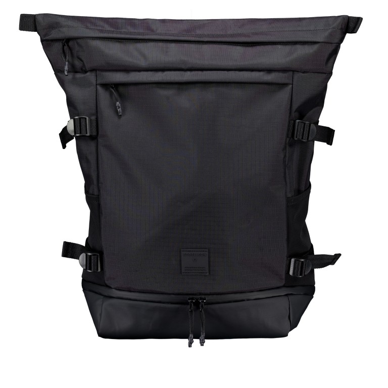 Rucksack New Ham Sebastian LVZ Black, Farbe: schwarz, Marke: Strellson, EAN: 4048835291183, Abmessungen in cm: 32x53x16, Bild 1 von 6