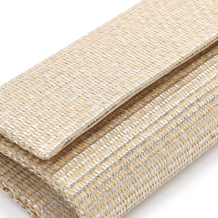 Umhängetasche / Clutch Amalia Woven Silver, Farbe: metallic, Marke: Tamaris, EAN: 4063512165557, Abmessungen in cm: 25x14.5x5.5, Bild 7 von 7