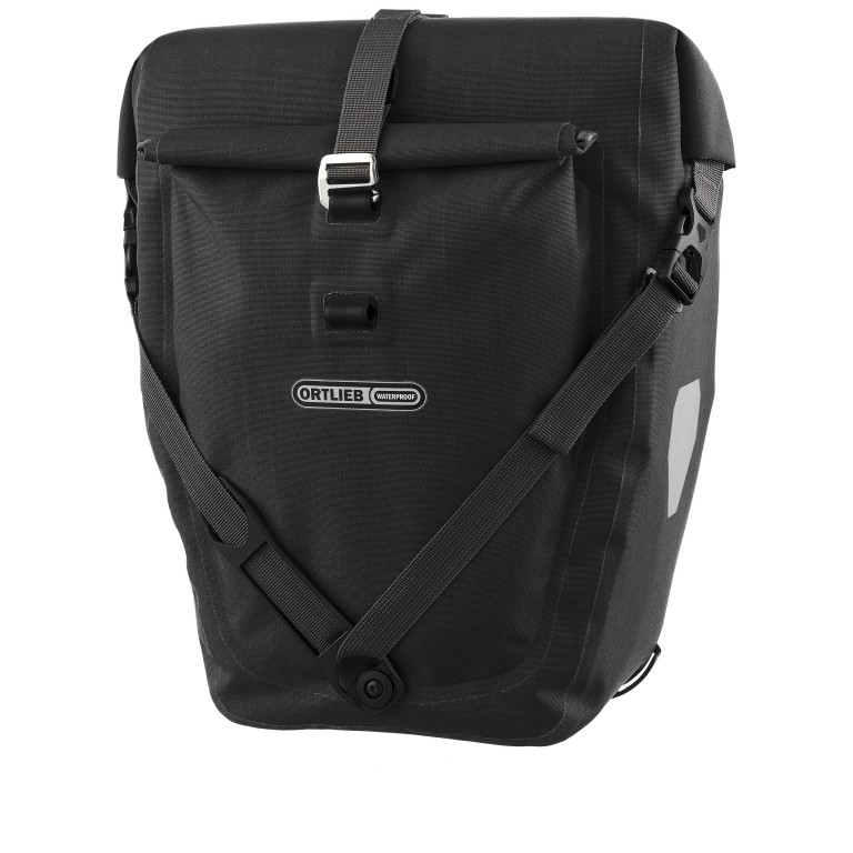 Fahrradtasche Back-Roller Plus Hinterrad Einzeltasche Volumen 20 Liter Black, Farbe: schwarz, Marke: Ortlieb, EAN: 4013051060615, Abmessungen in cm: 23x42x17, Bild 1 von 9