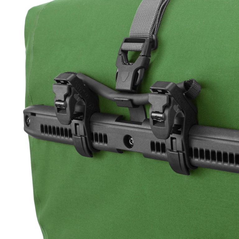 Fahrradtasche Back-Roller Plus Hinterrad Einzeltasche Volumen 20 Liter Moss Green, Farbe: grün/oliv, Marke: Ortlieb, EAN: 4013051060004, Abmessungen in cm: 23x42x17, Bild 6 von 8