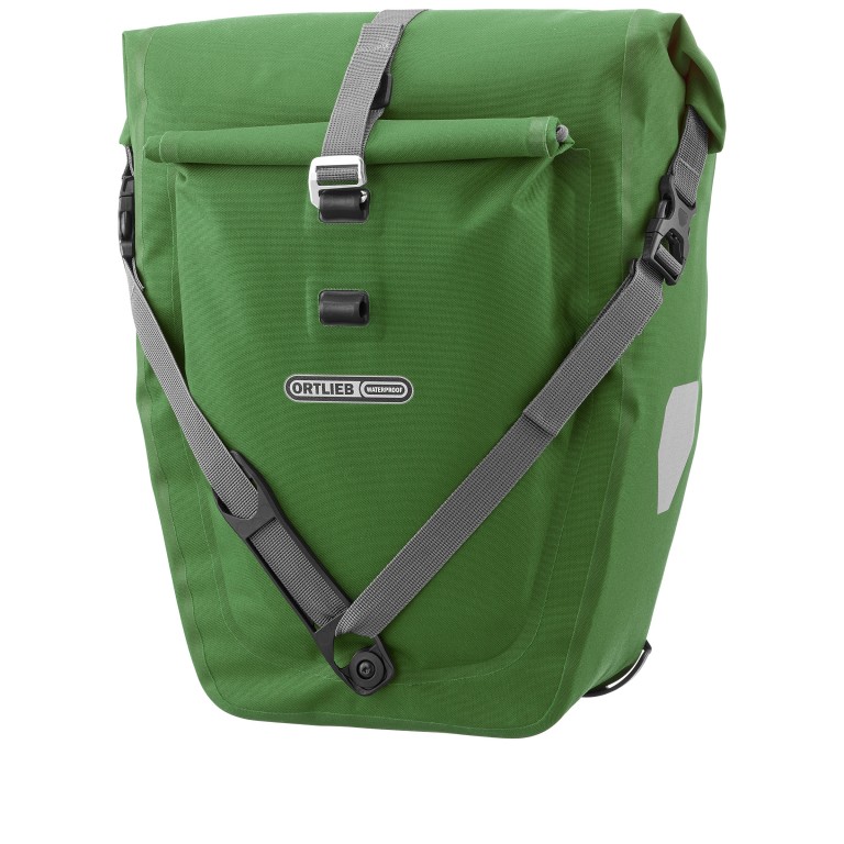 Fahrradtasche Back-Roller Plus Hinterrad Einzeltasche Volumen 20 Liter Moss Green, Farbe: grün/oliv, Marke: Ortlieb, EAN: 4013051060004, Abmessungen in cm: 23x42x17, Bild 2 von 8