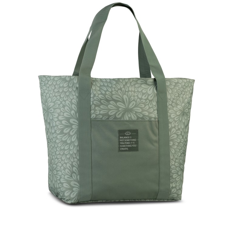 Badetasche Allround-Tote Hellgrün, Farbe: grün/oliv, Marke: Fabrizio, Abmessungen in cm: 38x40x20, Bild 1 von 1