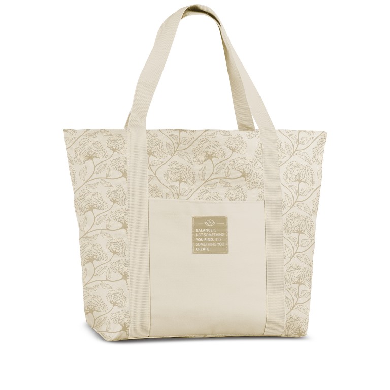 Badetasche Allround-Tote Ecru, Farbe: beige, Marke: Fabrizio, Abmessungen in cm: 38x40x20, Bild 1 von 1