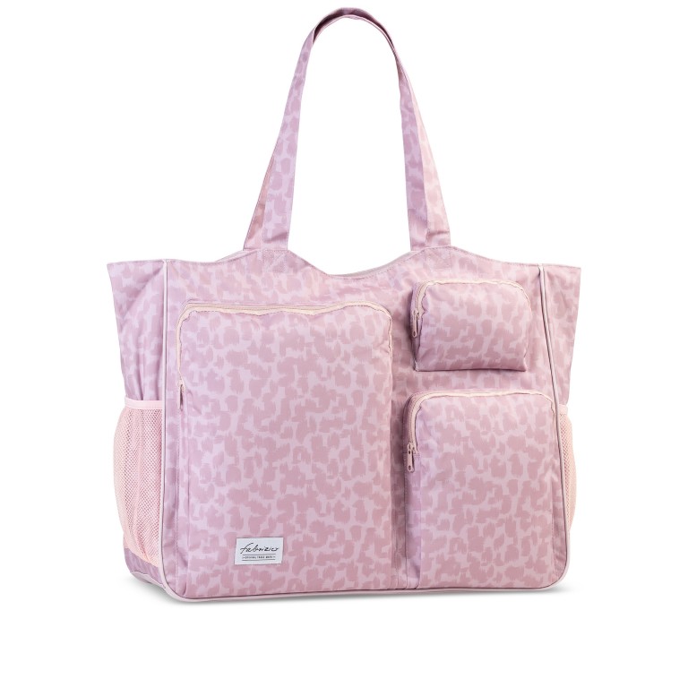 Badetasche XXL-Tote Altrosa Leo, Farbe: rosa/pink, Marke: Fabrizio, EAN: 4066237045784, Abmessungen in cm: 51x41x18, Bild 1 von 1