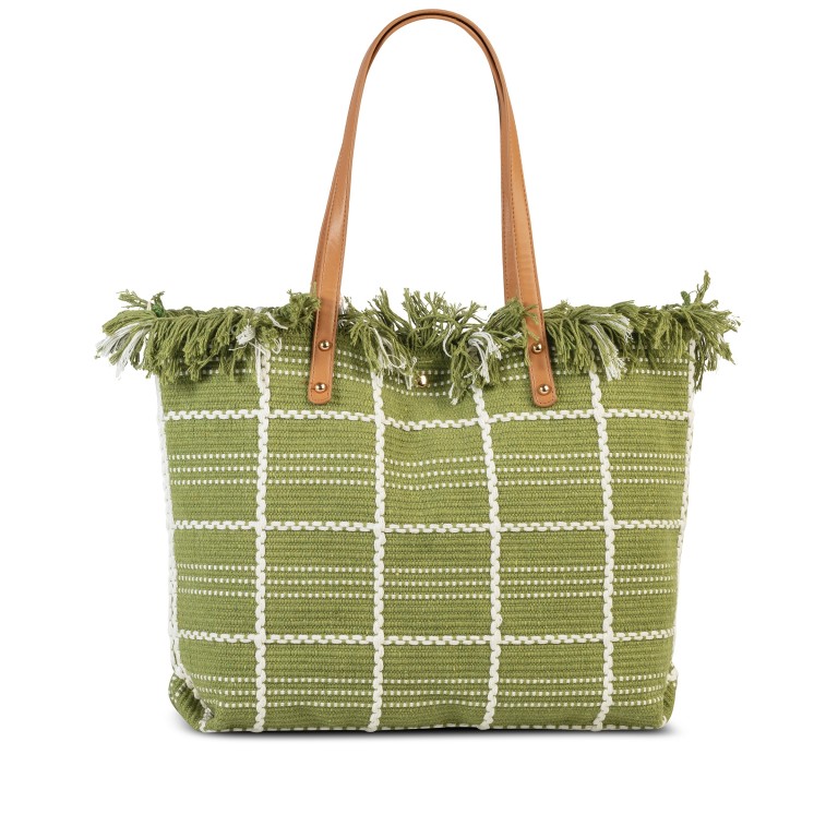 Shopper Khaki Schilf, Farbe: grün/oliv, Marke: Fabrizio, EAN: 4066237047511, Abmessungen in cm: 41x33x13, Bild 1 von 1