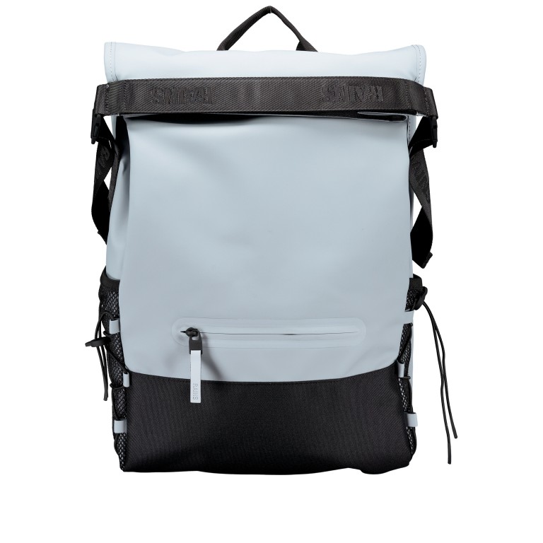 Rucksack Trail Mountaineer Rolltop mit Laptopfach 16 Zoll Pool, Farbe: blau/petrol, Marke: Rains, EAN: 5715793018549, Abmessungen in cm: 32x56x13, Bild 1 von 9