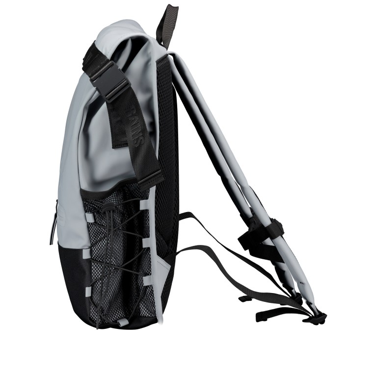 Rucksack Trail Mountaineer Rolltop mit Laptopfach 16 Zoll Pool, Farbe: blau/petrol, Marke: Rains, EAN: 5715793018549, Abmessungen in cm: 32x56x13, Bild 3 von 9