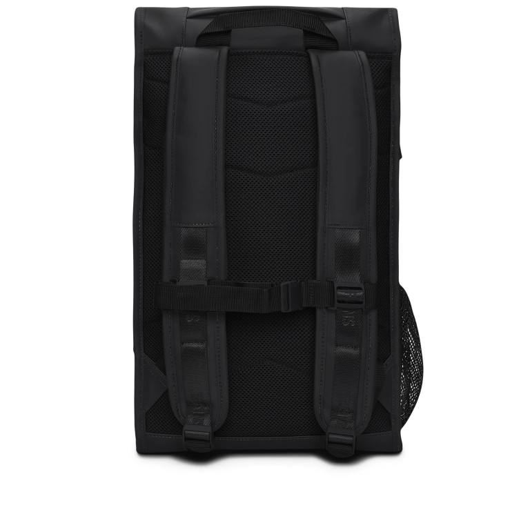 Rucksack Trail Mountaineer Bag mit Laptopfach 16 Zoll Black, Farbe: schwarz, Marke: Rains, EAN: 5711747558789, Abmessungen in cm: 30x49x18, Bild 2 von 5