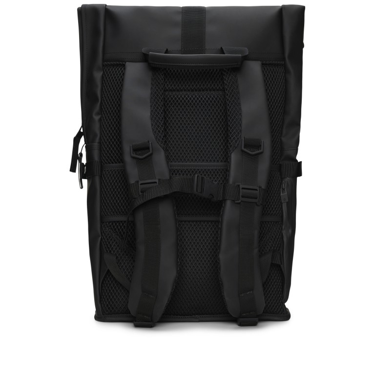 Rucksack Texel Moulded Backpack mit zwei Laptopfächern 16 Zoll Black, Farbe: schwarz, Marke: Rains, EAN: 5711747577780, Abmessungen in cm: 34x61x16, Bild 3 von 10