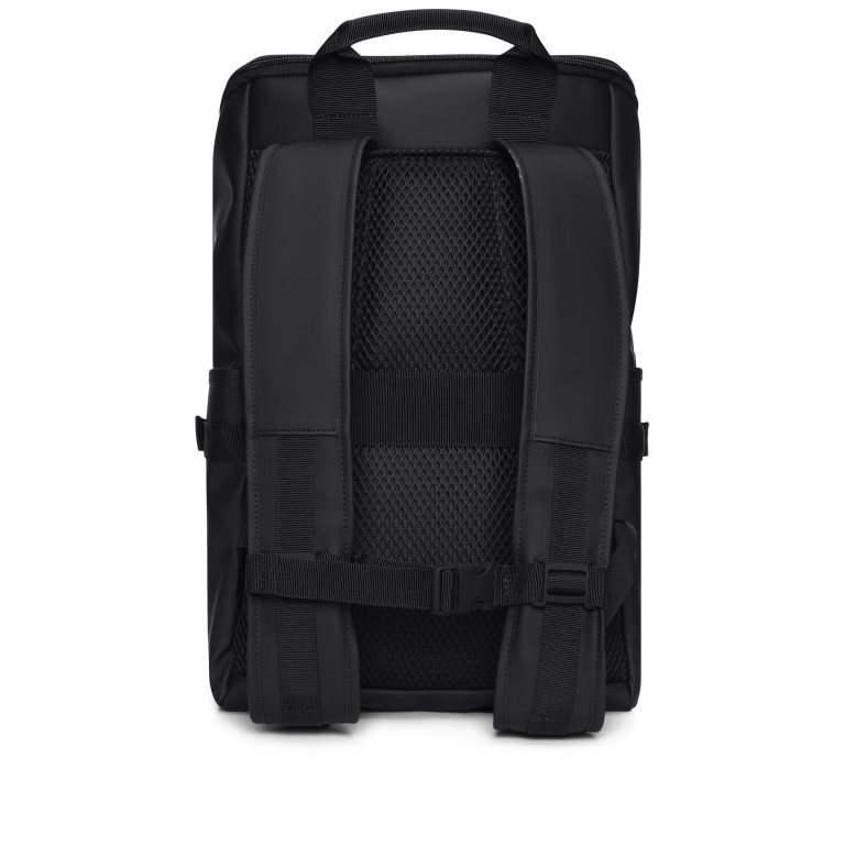 Rucksack Texel Cargo Backpack mit Laptopfach 16 Zoll Black, Farbe: schwarz, Marke: Rains, EAN: 5715793017122, Abmessungen in cm: 28.5x45x13, Bild 3 von 7