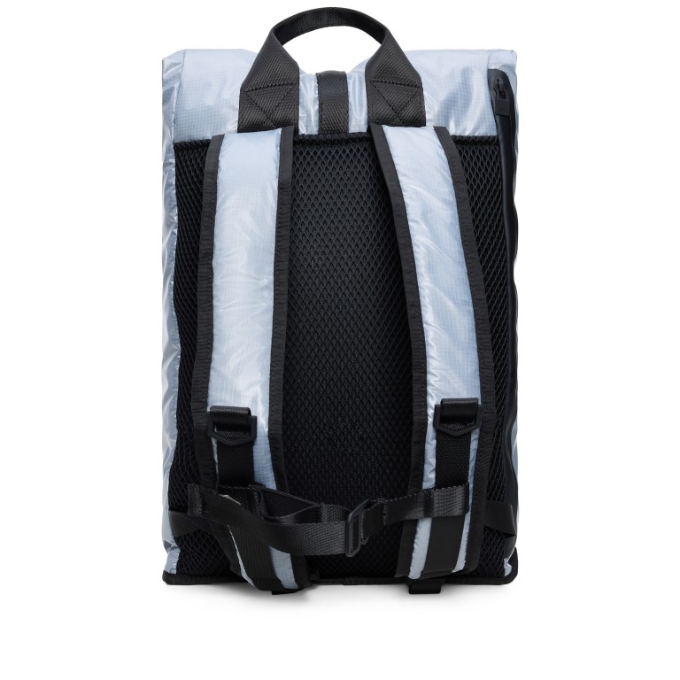 Rucksack Sibu Rolltop mit Laptopfach 13 Zoll Pool, Farbe: blau/petrol, Marke: Rains, EAN: 5715793036239, Abmessungen in cm: 30x46x12, Bild 2 von 5
