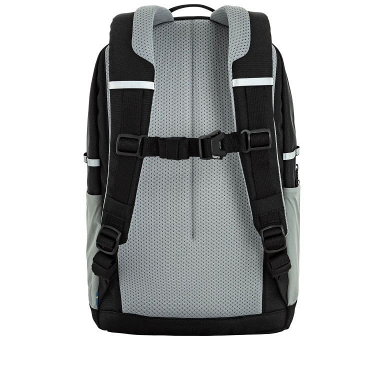 Rucksack Skule Kids rundum reflektierend Black, Farbe: schwarz, Marke: Fjällräven, EAN: 7323451156144, Abmessungen in cm: 23x39x15, Bild 3 von 6