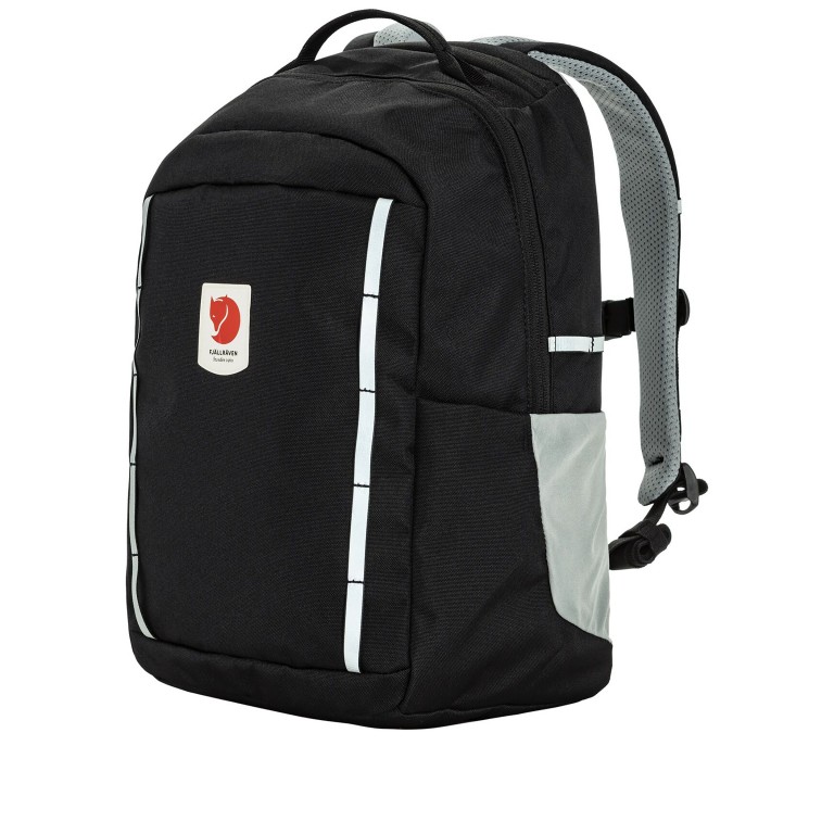 Rucksack Skule Kids rundum reflektierend Black, Farbe: schwarz, Marke: Fjällräven, EAN: 7323451156144, Abmessungen in cm: 23x39x15, Bild 2 von 6