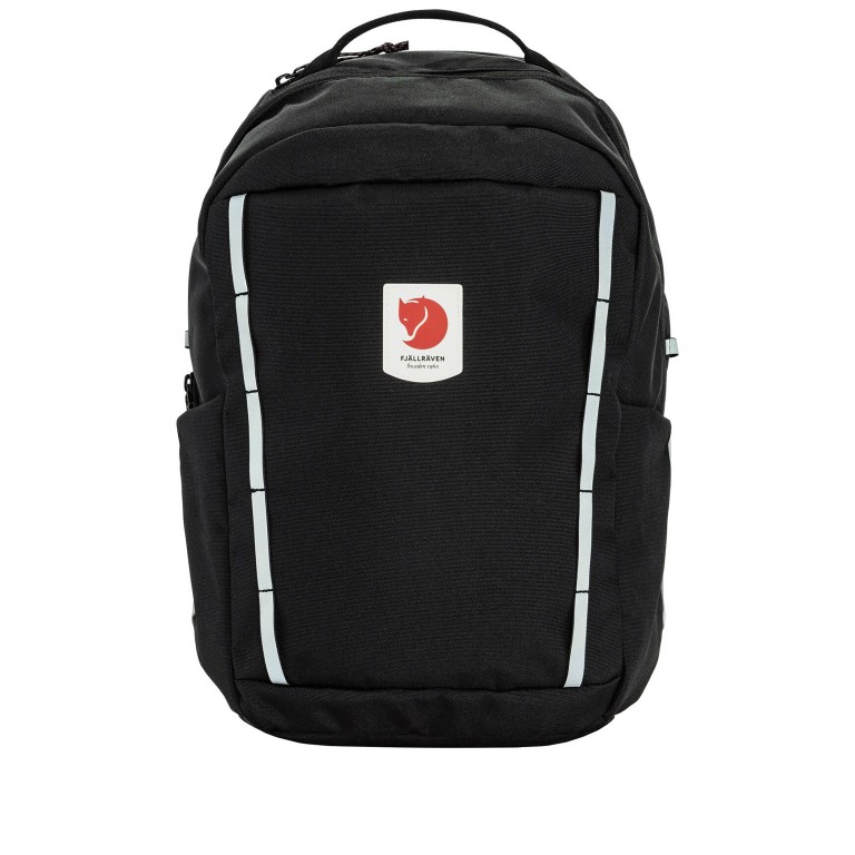 Rucksack Skule Kids rundum reflektierend Black, Farbe: schwarz, Marke: Fjällräven, EAN: 7323451156144, Abmessungen in cm: 23x39x15, Bild 1 von 6