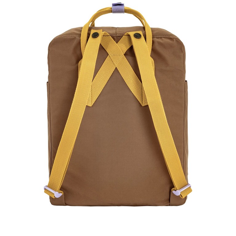 Rucksack Kånken Koncept Limited Edition Khaki Dust Kantarell, Farbe: cognac, Marke: Fjällräven, EAN: 7323451157219, Abmessungen in cm: 27.5x36x12, Bild 3 von 6