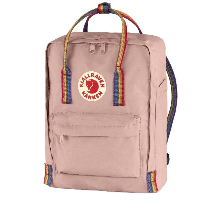 Rucksack Kånken Rainbow Chalk Rose Rainbow, Farbe: rosa/pink, Marke: Fjällräven, EAN: 7323451165290, Abmessungen in cm: 27x38x13, Bild 2 von 11