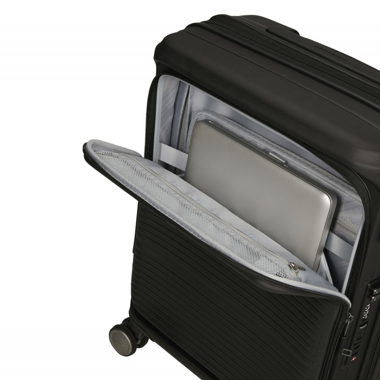 Koffer Paralux Spinner 55 expandable Black, Farbe: schwarz, Marke: Samsonite, EAN: 5400520375971, Abmessungen in cm: 39x55x23, Bild 9 von 21